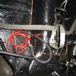 Her ligger +12 volt, stel og benzin slangen klar til montage.